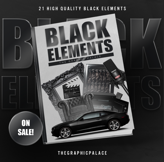 21 Black Graphic Elements